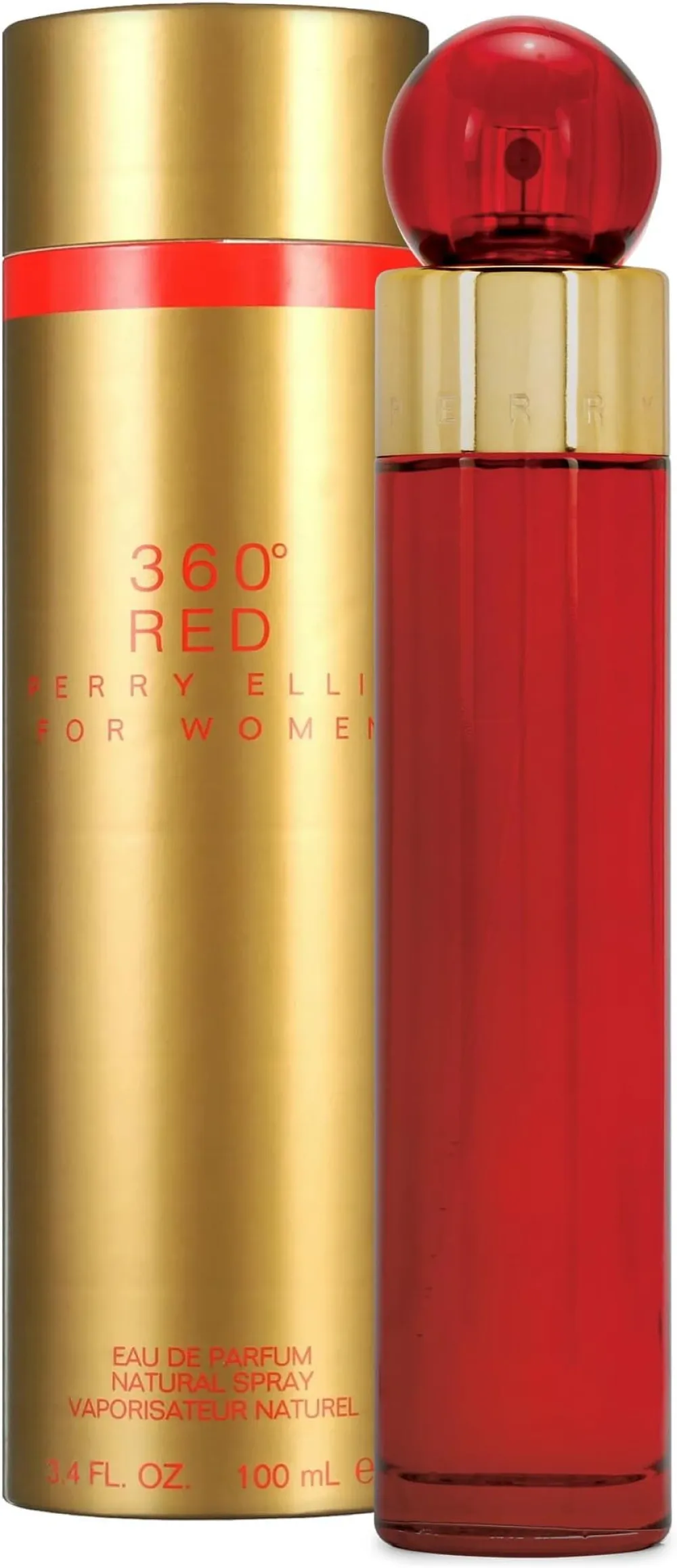 360° Red For Women eau de toilette pour femmes 100 ml