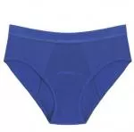 Pinke Welle Culotte menstruelle Bikini Bleu - Bleu moyen - htr. et des menstruations légères (XL)