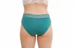 Pinke Welle Culotte menstruelle Sea Azure - Menstruations abondantes (M)