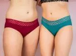 Pinke Welle Culotte menstruelle Sea Azure - Menstruations abondantes (S)