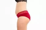 Pinke Welle Culotte menstruelle Sea Red - Menstruations abondantes (M)