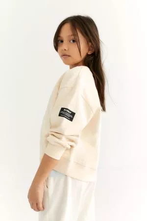 Ecoalf Pinuaralf Sweatshirt Girls Cream