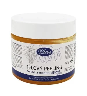 Pleva Exfoliating Body Scrub with Honey and Salt (Lemongrass) gommage corporel au sel et au miel (citronnelle) 300 g