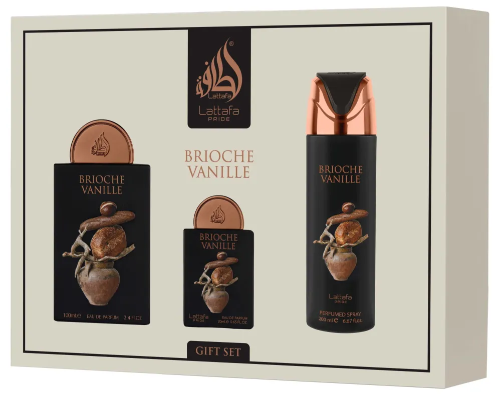 Pride Brioche Vanille EDP 100 ml + EDP 20 ml + DEO en spray 200 ml UNISEXE 1 ks