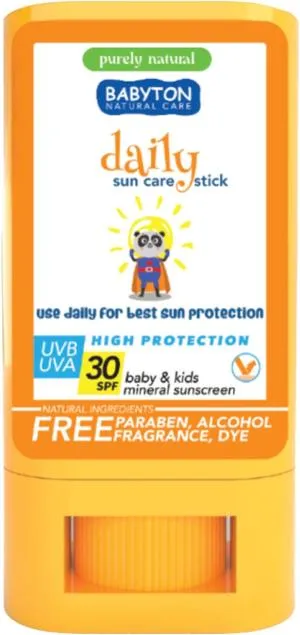 Babyton Crème solaire naturelle en stick 20 g