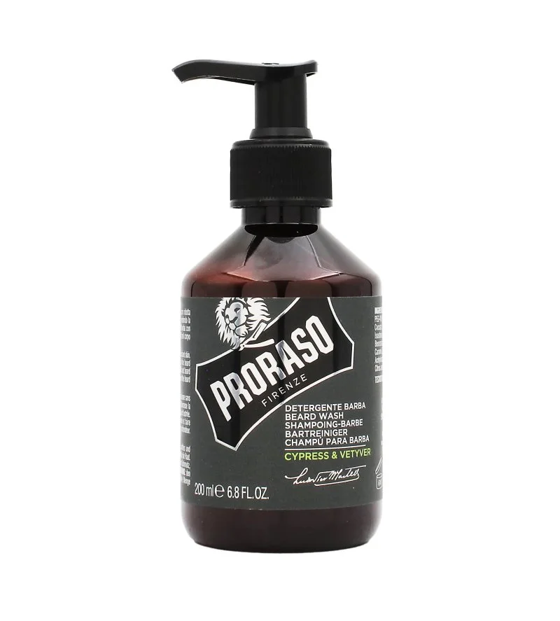 Cypress & Vetyver shampoing pour la barbe 200 ml