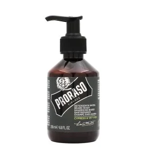 PRORASO Cypress & Vetyver shampoing pour la barbe