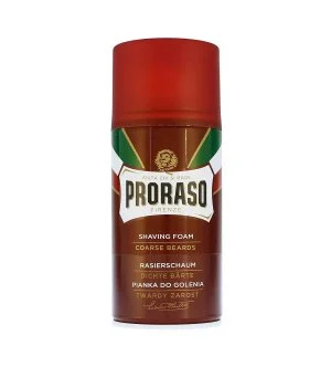 PRORASO Coarse Beards mousse à raser pour barbe dure