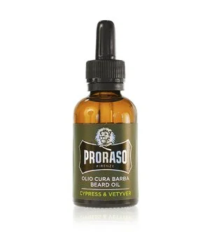 PRORASO Cyprès & Vétiver huile à barbe