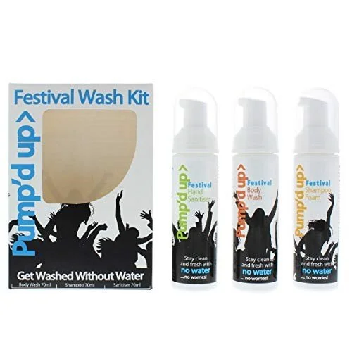 Kit désinfectant 99 % (shampooing désinfectant, gel douche et désinfectant pour les mains) 3*70 g