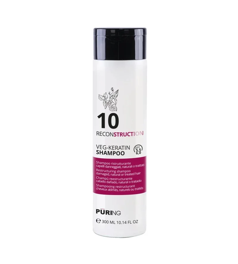 10 Reconstruction Veg-Keratin Shampoo shampooing régénérant 300 ml