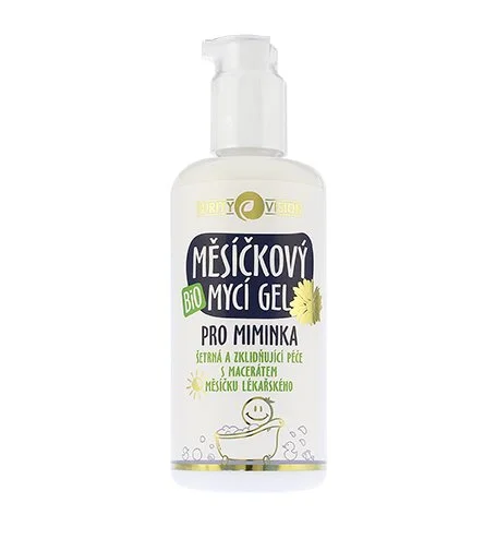 Gel lavant au calendula bio pour bébés 200 ml