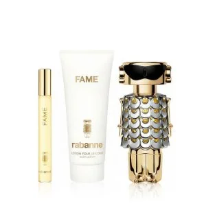 Paco Rabanne Fame Eau de Parfum pour femme 80 ml + Eau de Parfum Mini 10 ml + Lait pour le corps