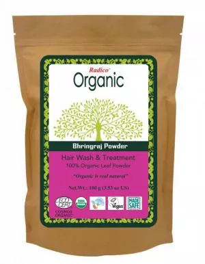 Radico Traitement aux herbes BIO (100 g) - Bhringraj - pour la croissance des cheveux