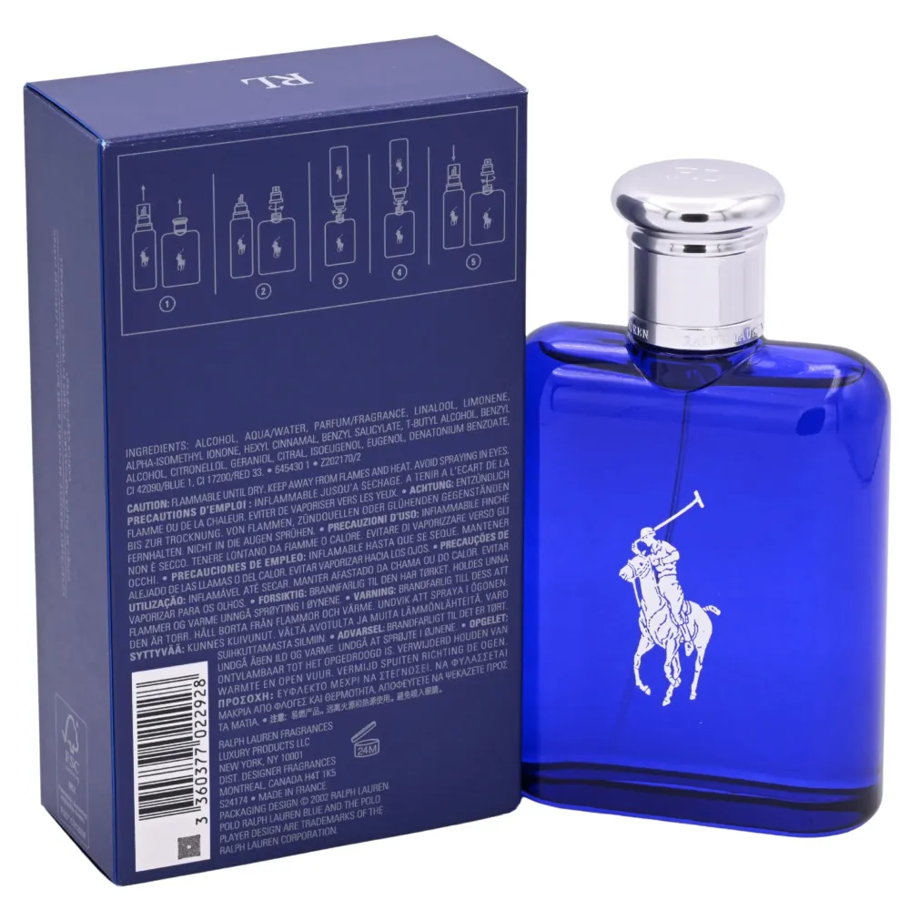 Polo Blue eau de toilette pour hommes 125 ml