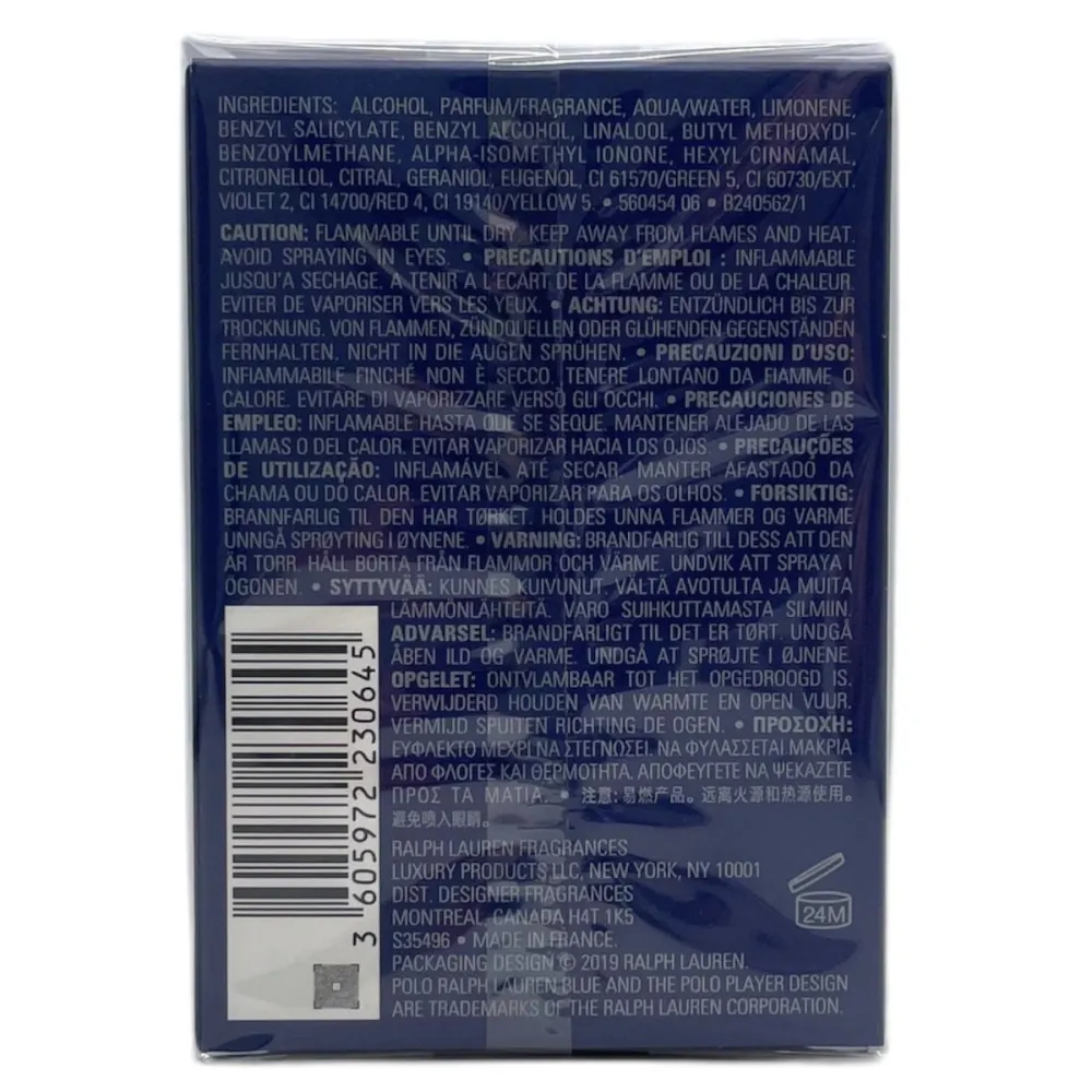 Polo Deep Blue eau de parfum pour homme 40 ml