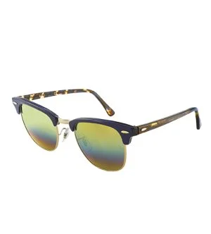 Ray-Ban RB3016F Clubmaster lunettes de soleil 55x19x145 mm arc-en-ciel unisexe