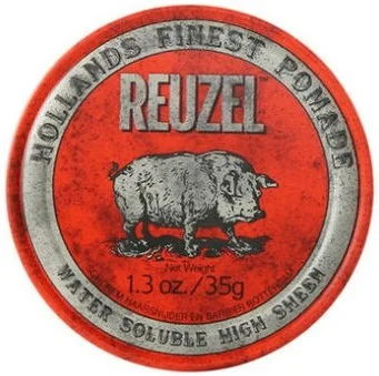 Styling Red Pomade Water Soluble pommade coiffante à tenue moyenne et haute brillance 35 g pour hommes