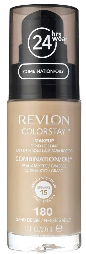Revlon Colorstay Fond de teint Peaux mixtes à grasses 180 Sand Beige