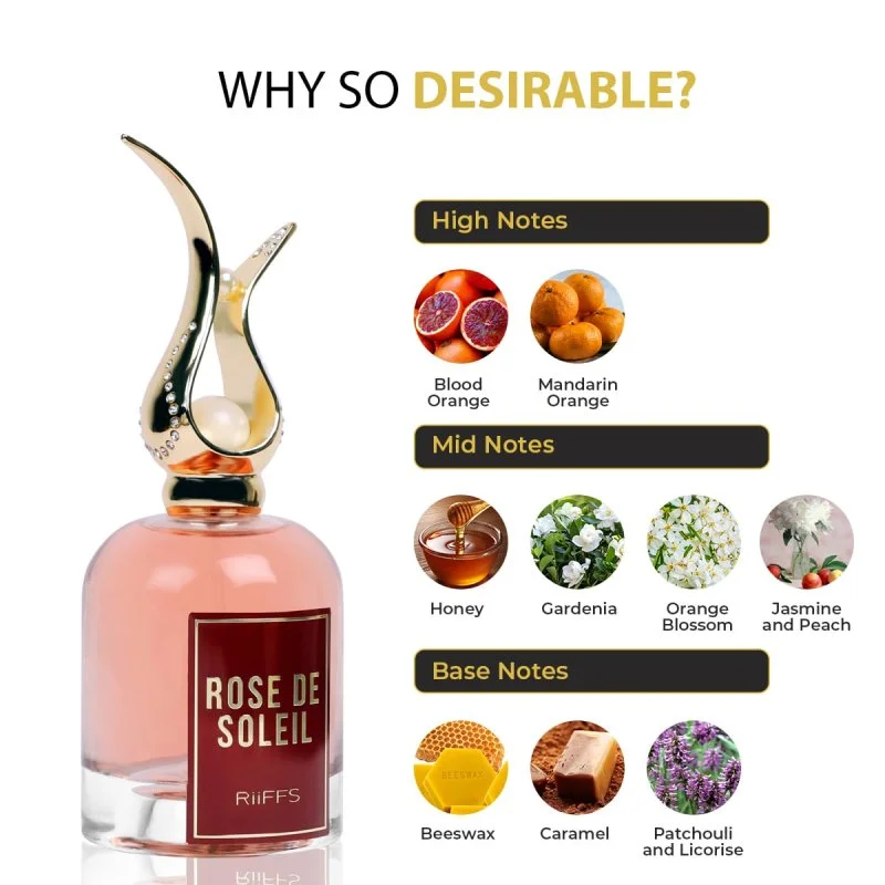 Rose De Soleil Eau de Parfum pour femme 100 ml
