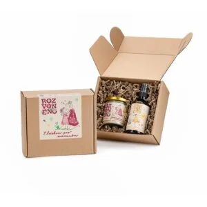 Rozvoněno Coffret cadeau Avec amour pour maman - bougie parfumée et désodorisant