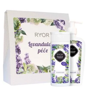 RYOR Lavender coffret cadeau gel douche 200 ml + lait corporel