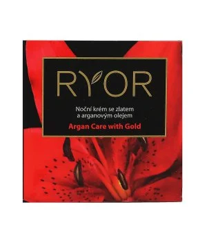RYOR Argan Care with Gold crème de nuit à l’or et à l’huile d’argan