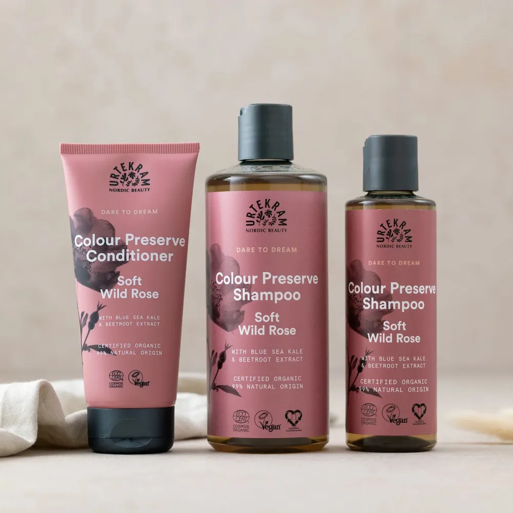 Urtekram Shampooing à la rose sauvage 500ml BIO