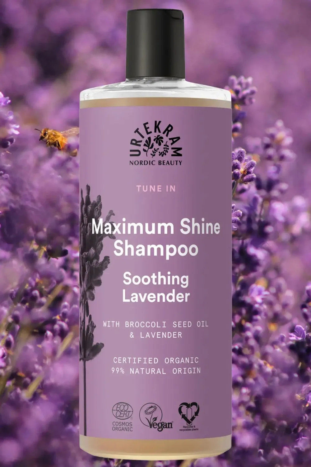 Urtekram Shampooing apaisant à la lavande 500ml BIO