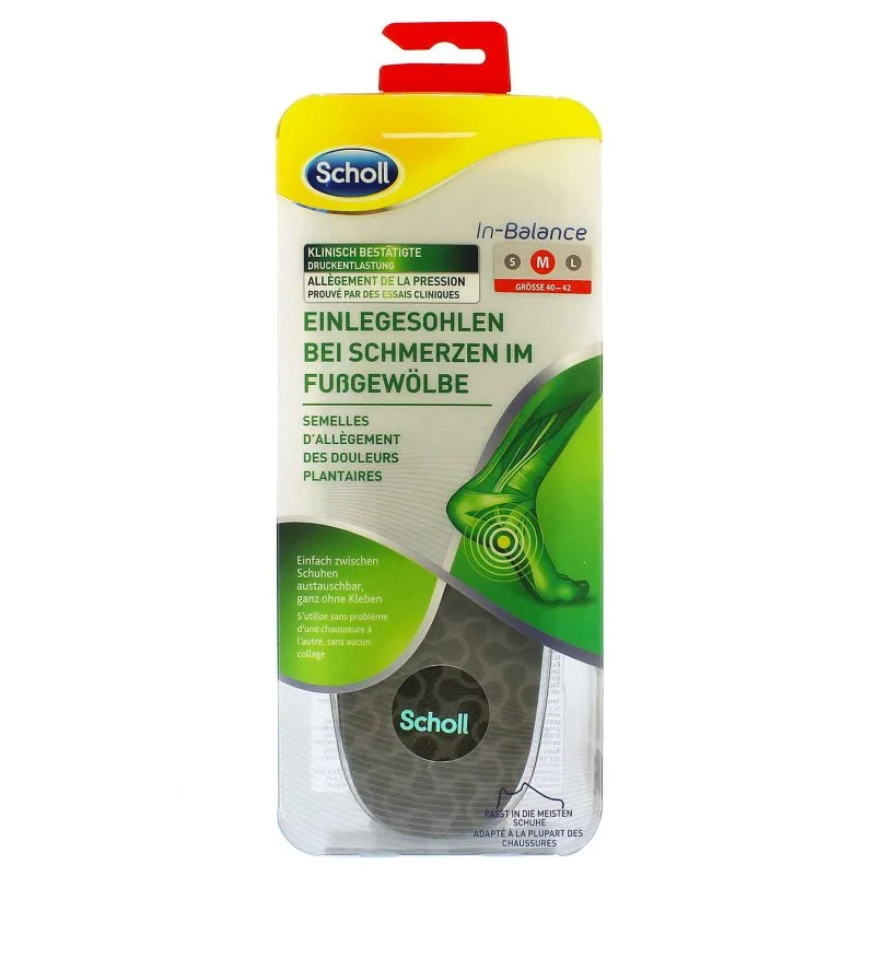 In-Balance Arch Pain Relief Insole Medium semelles intérieures 1 pc
