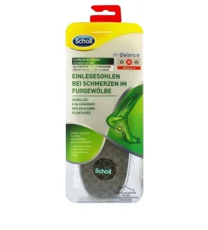 Scholl In-Balance Arch Pain Relief Insole Medium semelles intérieures 1 pc