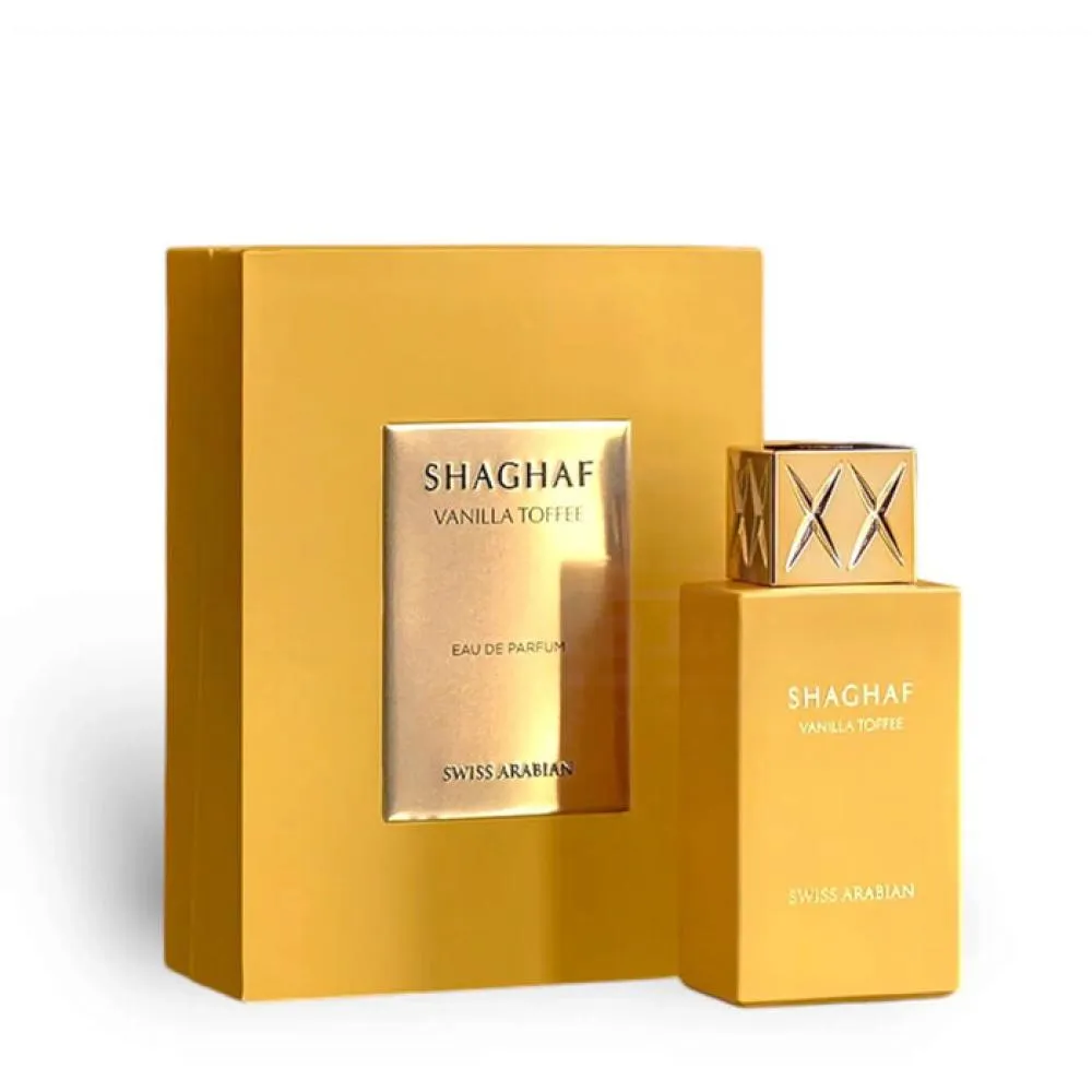 Shaghaf Vanilla Toffee eau de parfum unisexe 75 ml