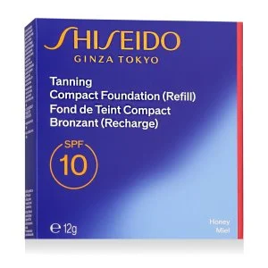 Shiseido Fond de teint compact bronzant SPF 10 Recharge (Honey) 12 g