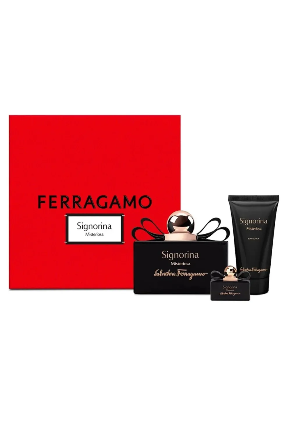 Signorina Misteriosa eau de parfum pour femme 100 ml + mini eau de parfum 5 ml + lait pour le corps 50 ml