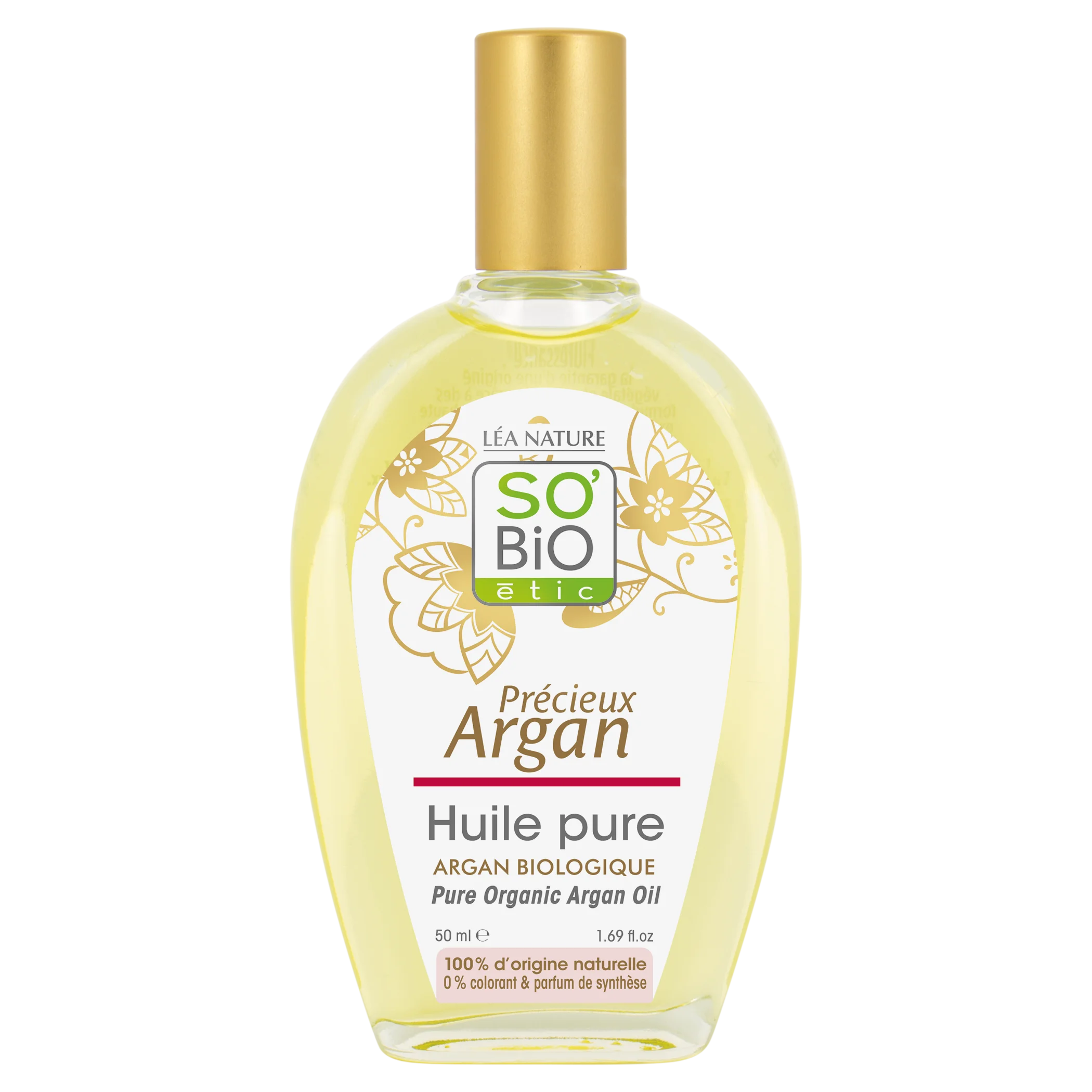 SO’BiO étic Huile d’argan BIO (50 ml) - élixir de jeunesse et de beauté