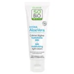 SO’BiO étic Crème de jour légèrement hydratante à l’Aloe Vera BIO (50 ml) - à l’acide hyaluronique