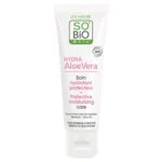 SO’BiO étic Crème protectrice pour peau sensible à l’Aloe vera 5-en-1 BIO (50 ml) - hydrate et apaise la peau