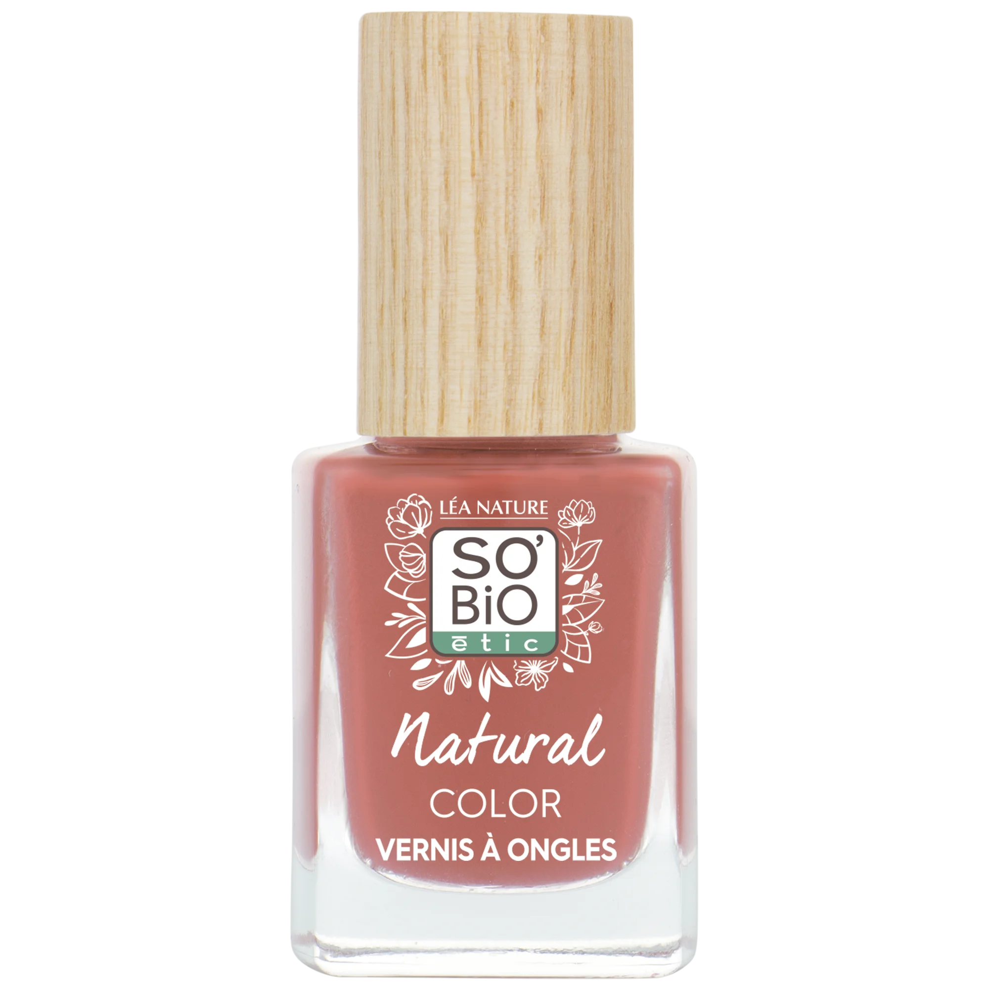 SO’BiO étic Vernis à ongles - 65 rose nude (11 ml) - à la couleur éclatante et intense