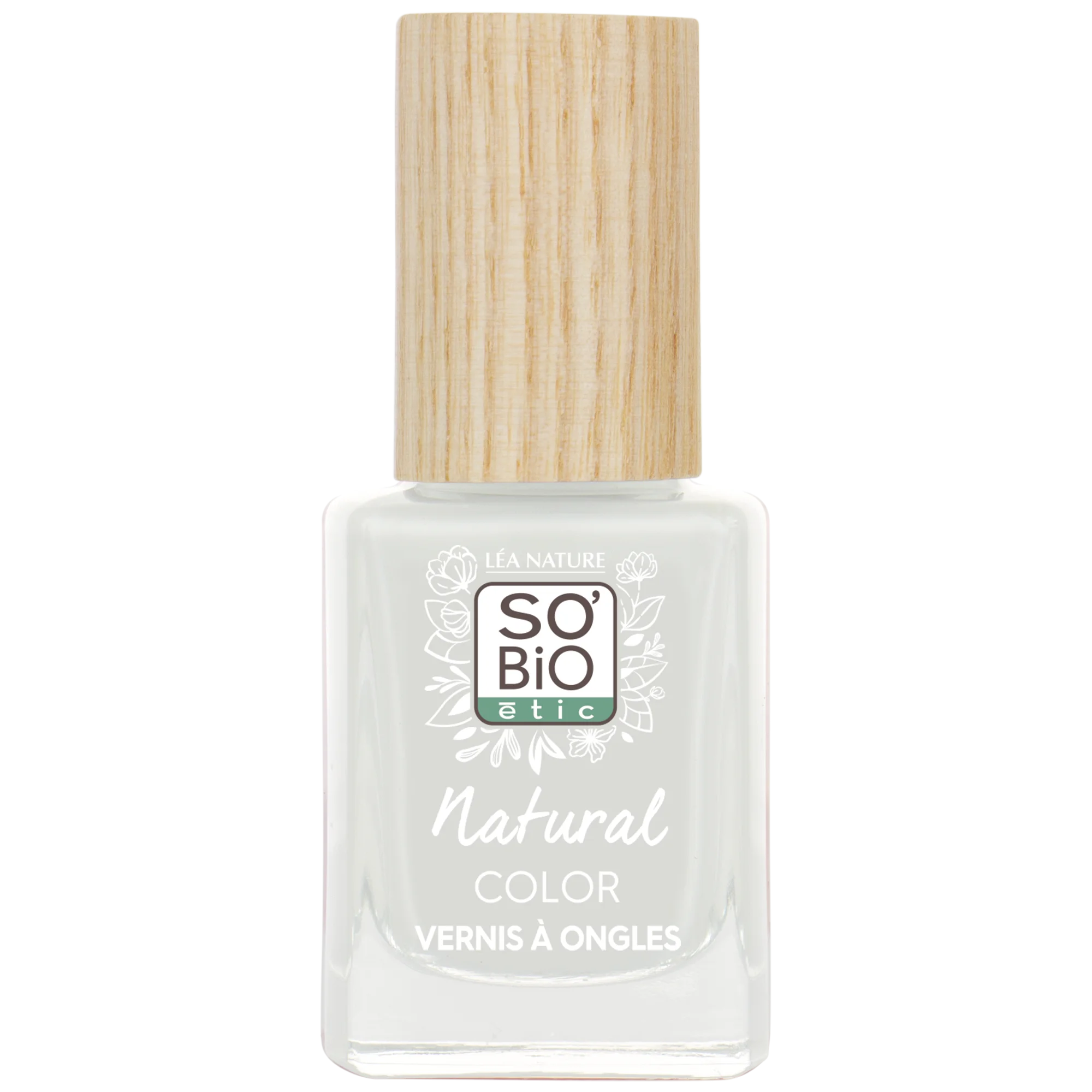 SO’BiO étic Vernis à ongles - 80 blanc français (11 ml) - à la couleur éclatante et intense