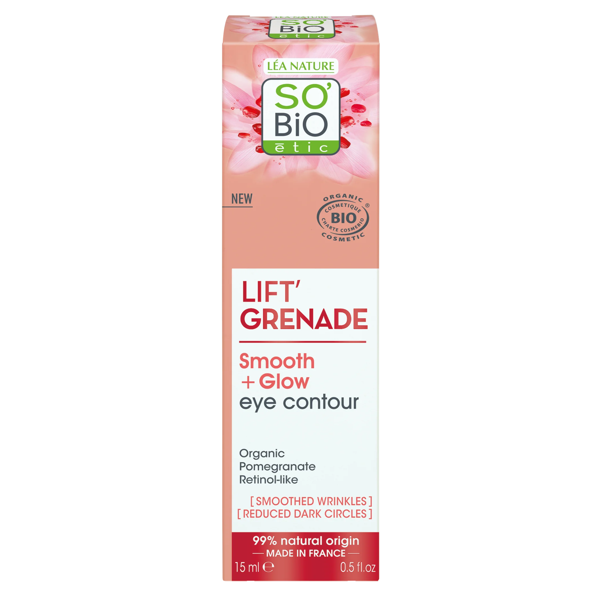SO’BiO étic Soin contour des yeux Lift'Grenade BIO (15 ml) - à la grenade