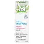 SO’BiO étic Soin nourrissant réparateur à l’Aloe vera pour peaux sensibles BIO (50 ml) - hydrate et nourrit la peau