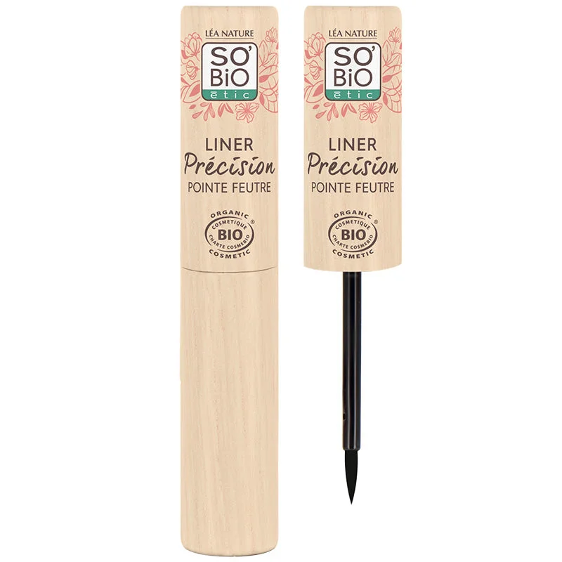 SO’BiO étic Eyeliner liquide BIO - 01 noir (3 ml) - sublime votre regard