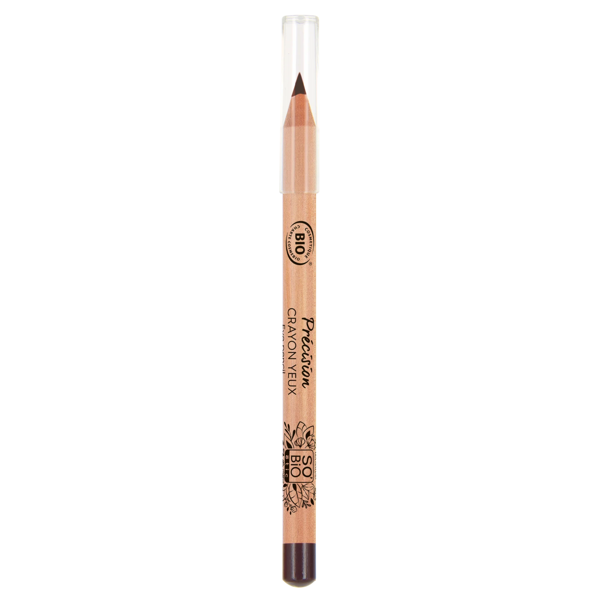 SO’BiO étic Crayon pour les yeux naturel PRÉCISION BIO (3 g) 02 brun BIO - met en valeur vos yeux
