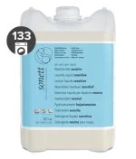 Sonett Lessive liquide universelle pour linge blanc et coloré Sensitive 10 l