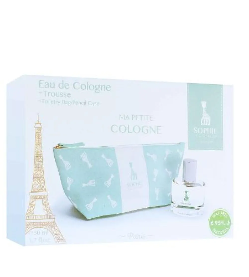 Ma Petite Cologne coffret cadeau pour enfants eau de Cologne 50 ml + trousse de toilette 50 ml + kosmetická taštička