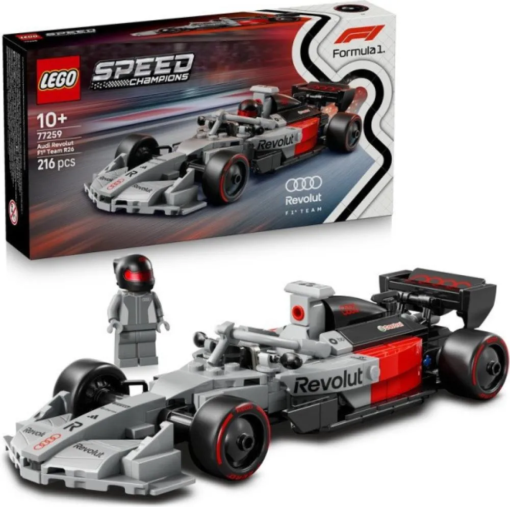 Speed Champions 77259 Voiture de course Audi Revolut F1® Team R26