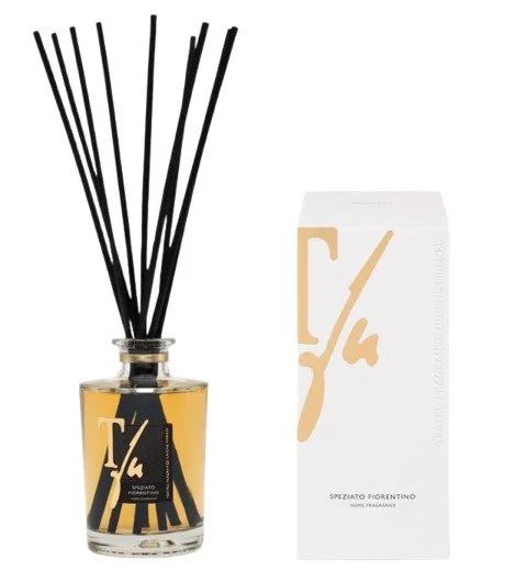 FIORENTINO BÂTONNETS 250 ML PARFUM D’INTÉRIEUR (10 BÂTONNETS EN BAMBOU NOIR DE 30 CM INCLUS)