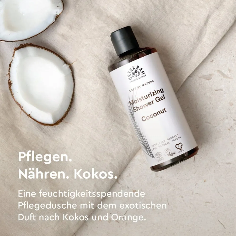 Urtekram Gel douche noix de coco 500ml BIO, VEG