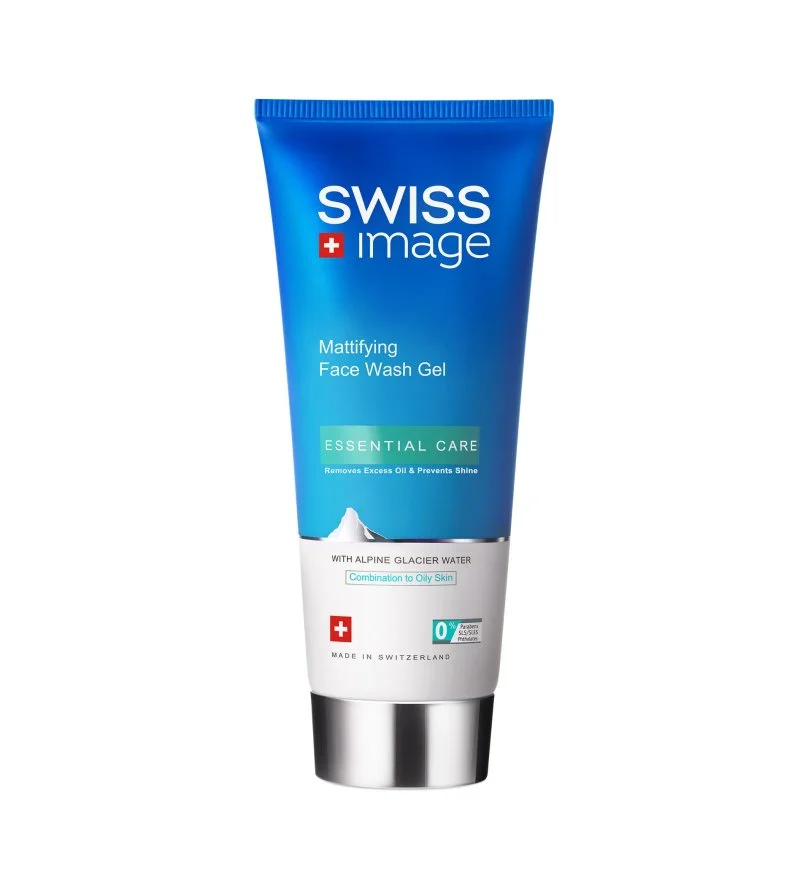 Image Essential Care Nettoyant moussant pour le visage resserrant les pores et matifiant, gel moussant nettoyant en profondeur 150 ml