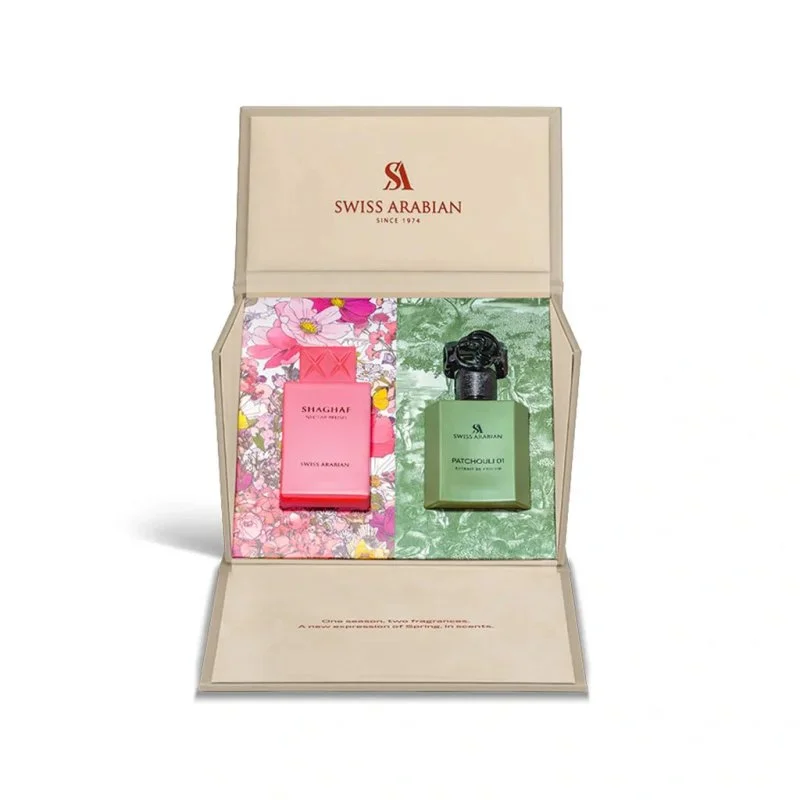 Shaghaf Nectar Blush Patchouli 01 50 ml + EDP Shaghaf extrait de parfum unisexe 75 ml